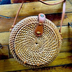 Woven crossbody